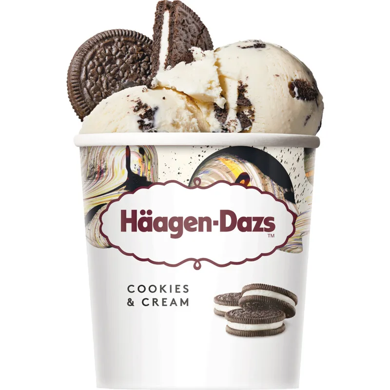 Häagen-Dazs Cookies & Cream pint 8 x 460ml